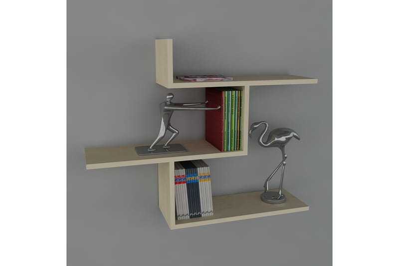 Louvrall Vägghylla - Trä - Förvaring - Hylla - Vägghylla