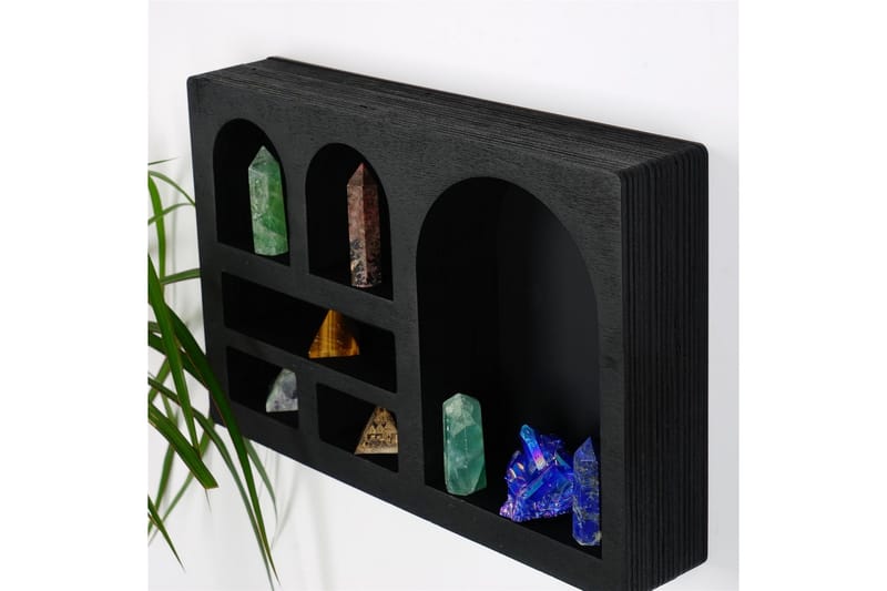 Masatane Vägghylla 35 cm - Svart - Förvaring - Hylla - Vägghylla