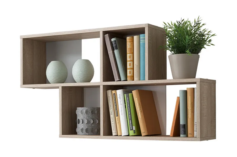 Matisse Vägghylla 100 cm, Ek/Vit