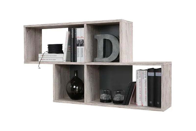 Matisse Vägghylla 100 cm - Sandek/Antracit - Förvaring - Hylla - Vägghylla