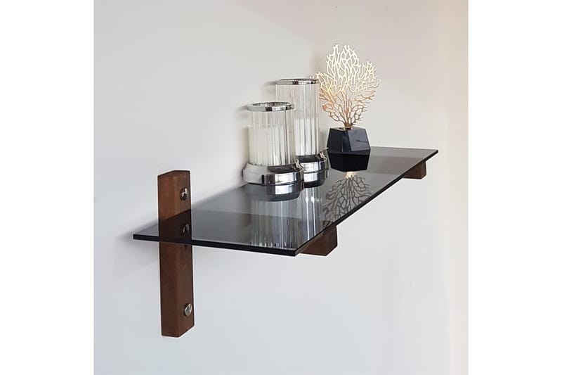 Michaelchristop Vägghylla 85 cm - Valnöt - Förvaring - Hylla - Vägghylla
