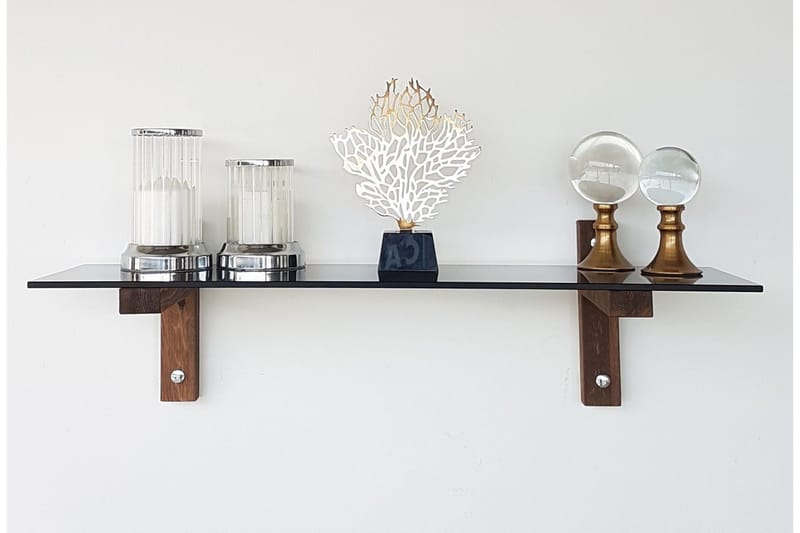 Michaelchristop Vägghylla 85 cm - Valnöt - Förvaring - Hylla - Vägghylla