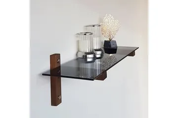 Michaelchristop Vägghylla 85 cm - Valnöt - Förvaring - Hylla - Vägghylla