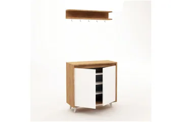 Mod Design Skänk/Hatthylla - Trä/Vit - Möbler - Hallmöbler - Möbelset för hall & entre