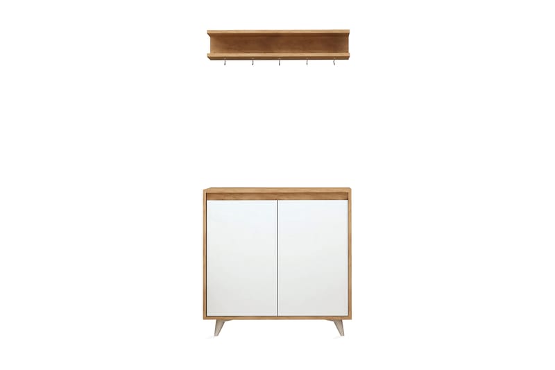 Mod Design Skänk/Hatthylla - Trä/Vit - Förvaring - Hylla - Vägghylla