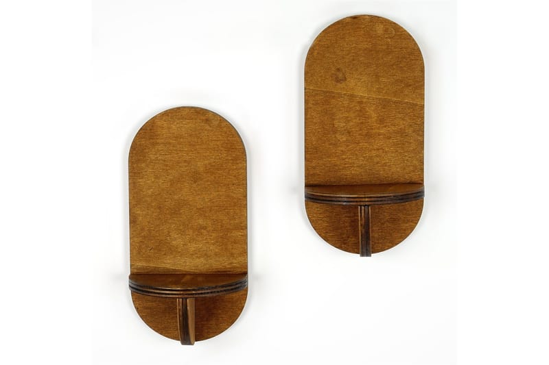 Nagaji Vägghylla 13 cm - Valnöt - Förvaring - Hylla - Vägghylla