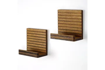 Nagaji Vägghylla 13 cm - Valnöt - Förvaring - Hylla - Vägghylla