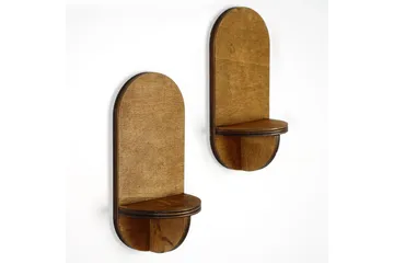 Nagaji Vägghylla 13 cm - Valnöt - Förvaring - Hylla - Vägghylla