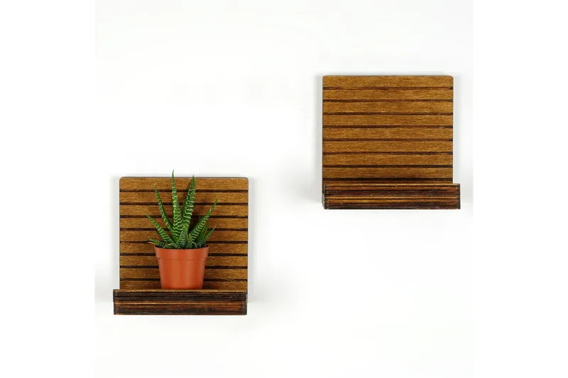 Nagaji Vägghylla 13 cm - Valnöt - Förvaring - Hylla - Vägghylla