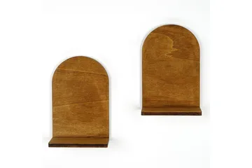 Nagaji Vägghylla 16 cm - Valnöt - Förvaring - Hylla - Vägghylla