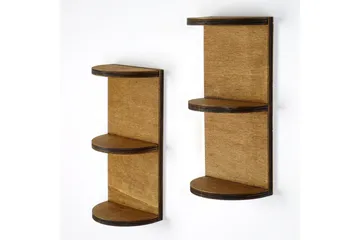 Nagaji Vägghylla 30 cm - Valnöt - Förvaring - Hylla - Vägghylla