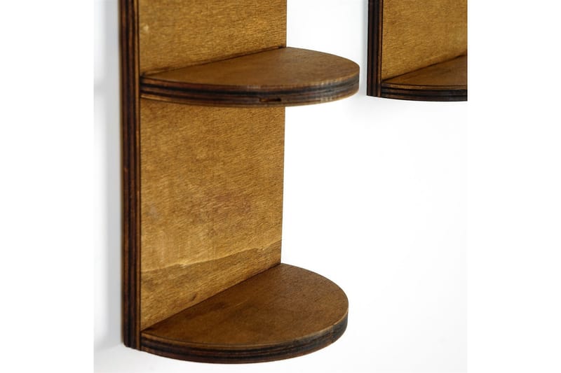 Nagaji Vägghylla 30 cm - Valnöt - Förvaring - Hylla - Vägghylla