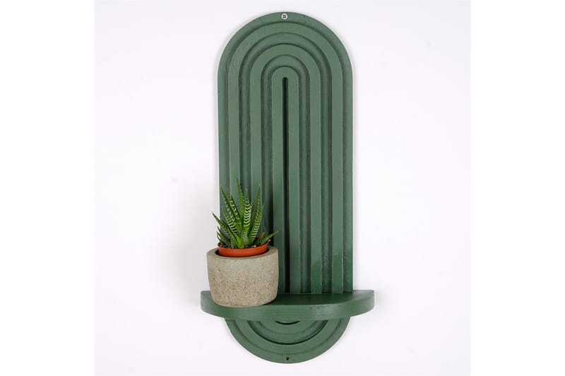 Nagaji Vägghylla 40 cm - Green - Förvaring - Hylla - Vägghylla