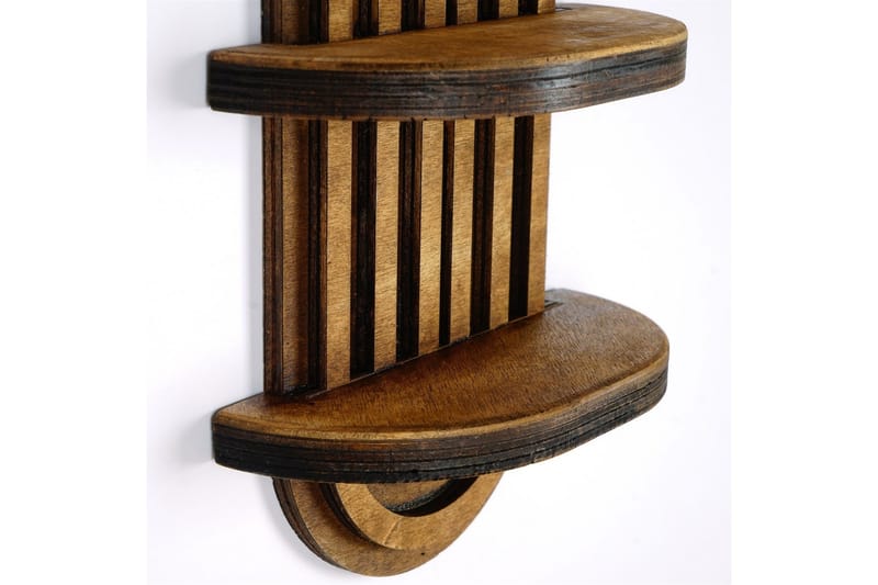 Nagaji Vägghylla 40 cm - Valnöt - Förvaring - Hylla - Vägghylla