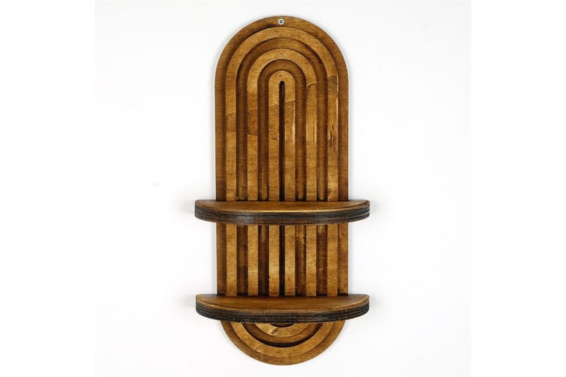 Nagaji Vägghylla 40 cm - Valnöt - Förvaring - Hylla - Vägghylla