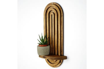 Nagaji Vägghylla 40 cm - Valnöt - Förvaring - Hylla - Vägghylla