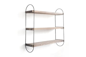 Nealhouse Vägghylla 60 cm - Valnöt/Svart - Förvaring - Hylla - Vägghylla