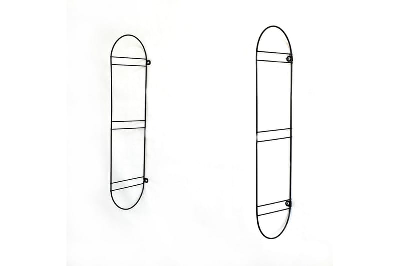 Nealhouse Vägghylla 60 cm - Valnöt/Svart - Förvaring - Hylla - Vägghylla