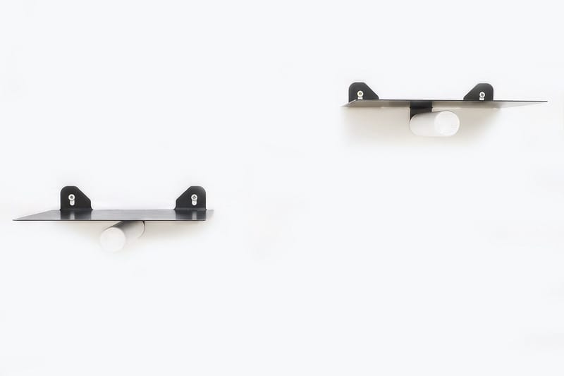 Noke Vägghylla 21 cm - Svart/Vit - Förvaring - Hylla - Vägghylla