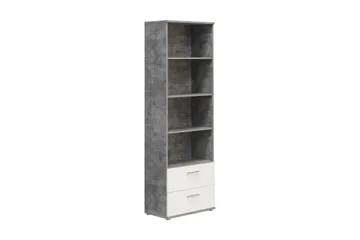 Paesley Förvaringshylla 60x188 cm - Grå - Förvaring - Hylla - Bokhylla