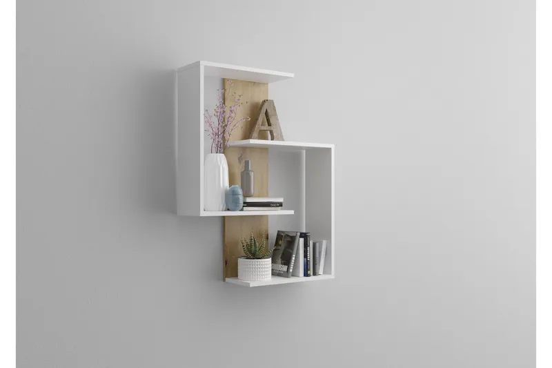 Prabhat Vägghylla 44 cm - Brun - Förvaring - Hylla - Vägghylla