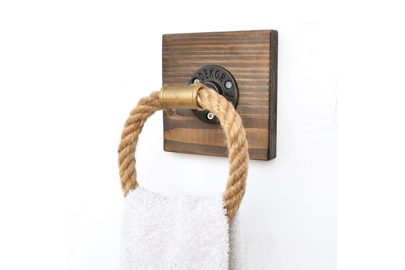 Pukkuri Förvaringsmöbel 14 cm - Brun - Hus & renovering - Kök & bad - Badrum - Badrumstillbehör - Handdukshållare