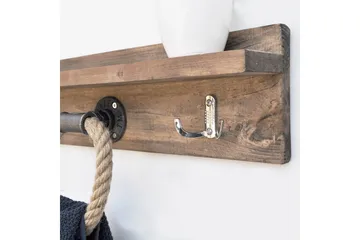 Pukkuri Förvaringsmöbel 60 cm - Brun - Förvaring - Klädförvaring - Klädhängare - Kroklist & Klädkrokar