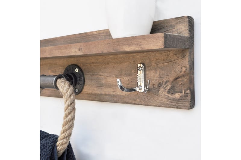 Pukkuri Förvaringsmöbel 60 cm - Brun - Förvaring - Klädförvaring - Klädhängare - Kroklist & Klädkrokar