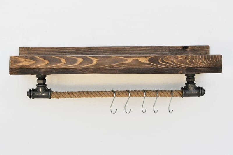 Pukkuri Förvaringsmöbel 60 cm - Svart - Förvaring - Hylla - Vägghylla