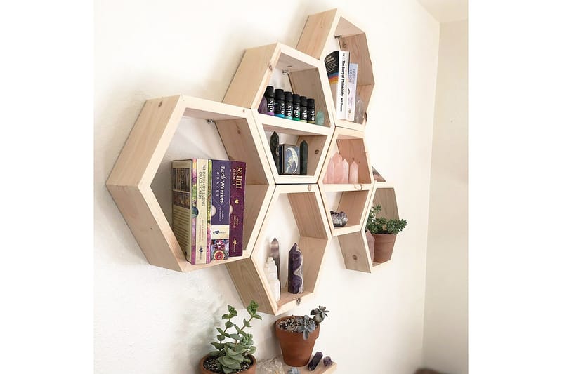 Pukkuri Vägghylla 42 cm - Brun - Förvaring - Hylla - Vägghylla