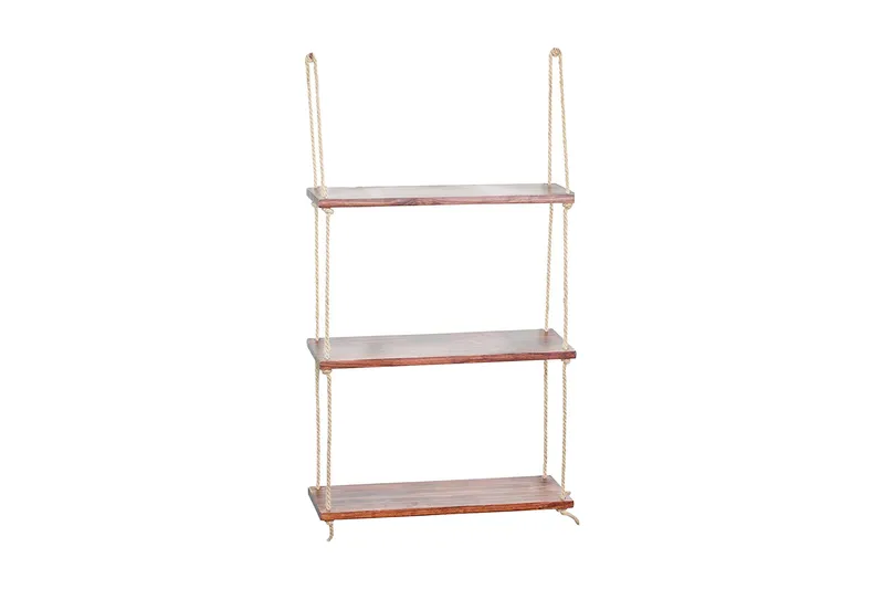 Pukkuri Vägghylla 60 cm, Brun