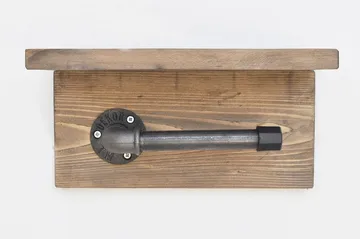 Pukkuri Pappershållare 30 cm - Brun/Svart - Hus & renovering - Kök & bad - Badrum - Badrumstillbehör - Toalettpappershållare