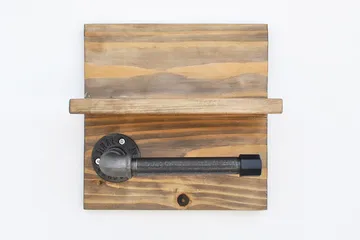 Pukkuri Pappershållare 14 cm - Brun/Svart - Hus & renovering - Kök & bad - Badrum - Badrumstillbehör - Toalettpappershållare