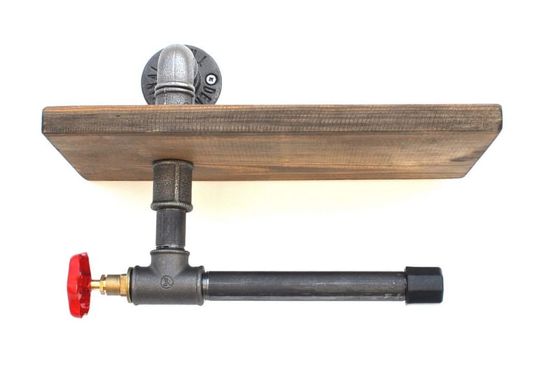 Pukkuri Pappershållare 31 cm - Brun/Svart - Hushåll - Matlagning & Bakning - Köksredskap & kökstillbehör