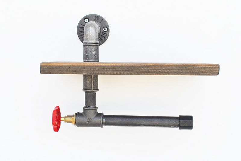 Pukkuri Pappershållare 31 cm - Brun/Svart - Hushåll - Matlagning & Bakning - Köksredskap & kökstillbehör