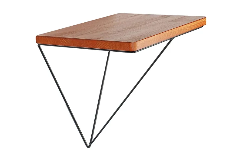 Pukkuri Pappershållare med Hylla 33 cm, Brun/Svart