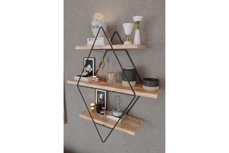 Rambabu Vägghylla 70 cm - Guld/Svart - Förvaring - Hylla - Vägghylla