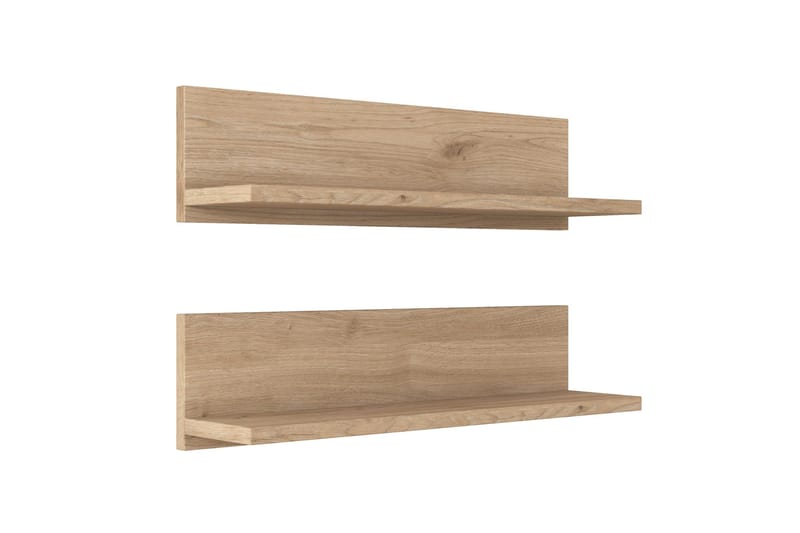 Ramulu Vägghylla 60 cm - Valnöt/Vit - Förvaring - Hylla - Vägghylla