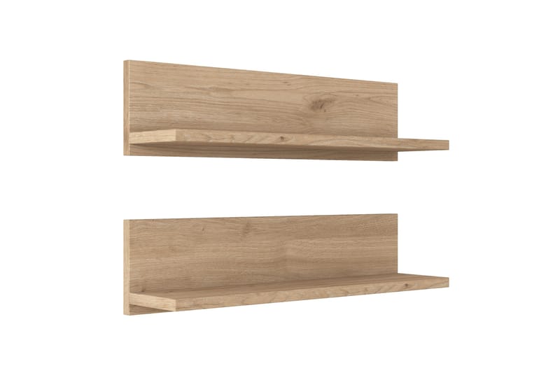Ramulu Vägghylla 60 cm - Valnöt/Vit - Förvaring - Hylla - Vägghylla