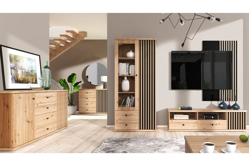 Rosehall Vägghylla 120x18 cm Black - Förvaring - Hylla - Vägghylla