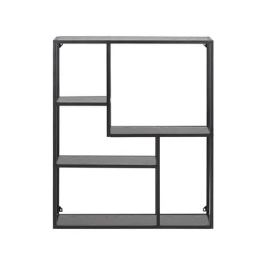 Vägghylla Seaford 75x20x91 cm - svart - Förvaring - Hylla - Vägghylla