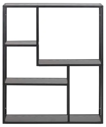 Vägghylla Seaford 75x20x91 cm - svart - Förvaring - Hylla - Vägghylla