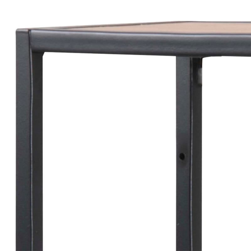 Vägghylla Seaford 75x20x91 cm - vild ek-look med svart ram - Förvaring - Hylla - Vägghylla