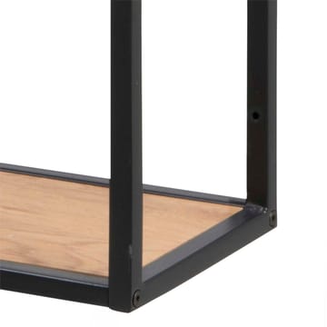 Vägghylla Seaford 75x20x91 cm - vild ek-look med svart ram - Förvaring - Hylla - Vägghylla