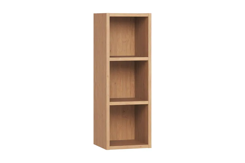 Simple Vägghylla i Ek, Brun