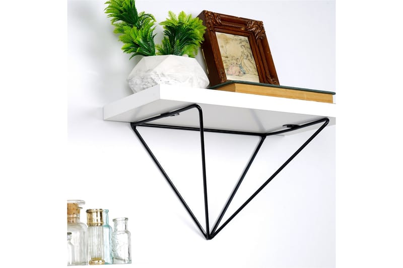 Sivrice Vägghylla 30x14 cm - Svart - Förvaring - Hylla - Vägghylla