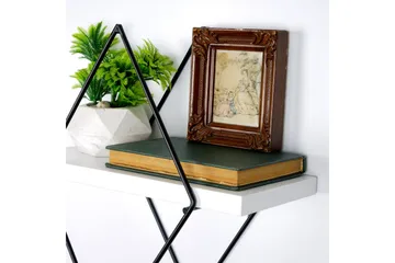 Sivrice Vägghylla 31x15 cm - Vit - Förvaring - Hylla - Vägghylla