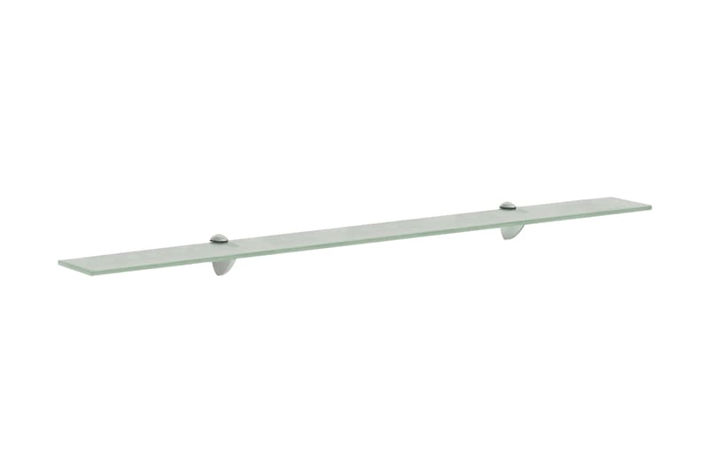 Svävande hylla glas 100x20 cm 8 mm - Transparent - Förvaring - Hylla - Vägghylla