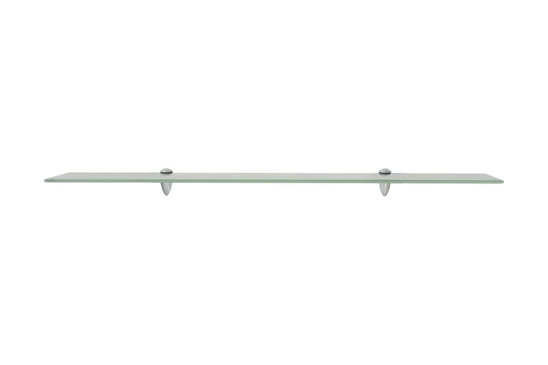 Svävande hylla glas 100x20 cm 8 mm - Transparent - Förvaring - Hylla - Vägghylla