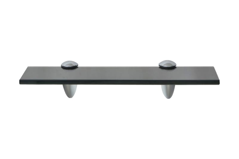 Svävande hylla glas 30x10 cm 8 mm - Svart - Förvaring - Hylla - Vägghylla